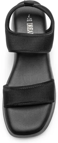 Vista 5 de DREAM PAIRS Sandalias de plataforma elegantes de verano para mujer, tacones gruesos de cuña baja y cómodas