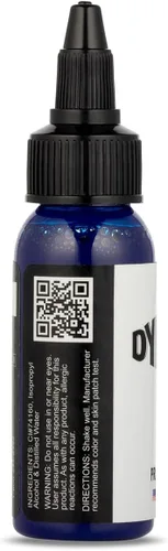 Vista 3 de Dynamic - Tinta de tatuaje, varios tamaños y colores, 1 Ounce, Azul