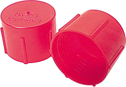 Vista 2 de Allstar ALL50801 - Tapón de plástico rojo para rosca -3AN y 3/8-24, (paquete de 20)