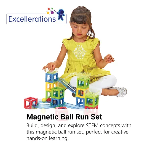 Vista 2 de Juego de construcción STEM con bola magnética, Excellerations