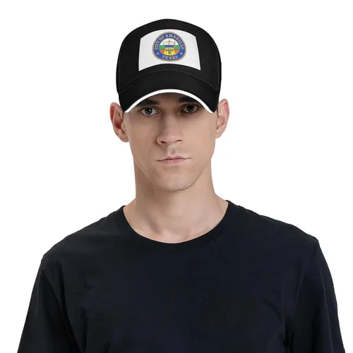 Vista 3 de Amarillo Texas Seal Baseball Cap for Men Women Hats Adjustable Outdoor Trucker Hat
