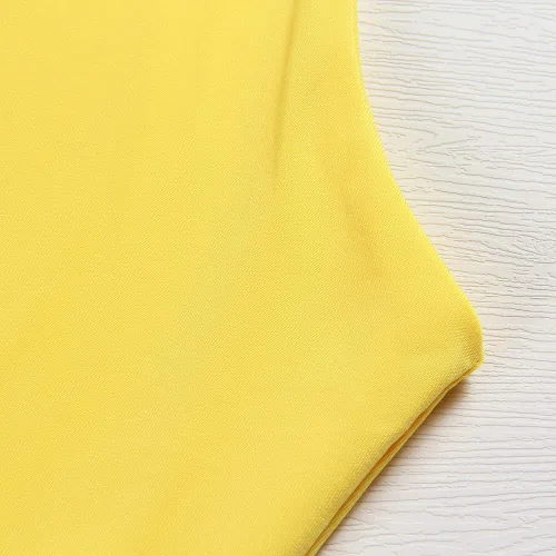 Vista 3 de Artfish Camiseta corta sin mangas para mujer, cuello alto, elástica, ajustada, básica, sin mangas