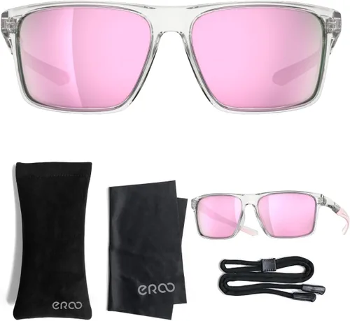 Vista 4 de EAZYRUN ER00 - Lentes de sol polarizados HD para mujeres y hombres, pesca, correr, conducir, senderismo, golf, deportes al aire libre