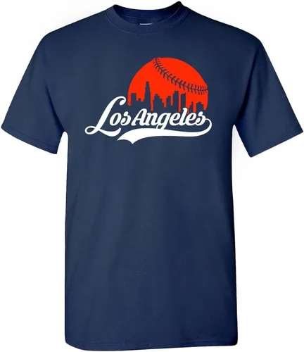 Vista 14 de Xtreme Apparrel Cityscape Skyline - Camiseta para hombre para fanáticos del béisbol