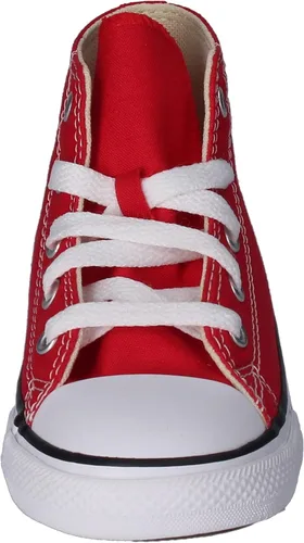 Vista 3 de Converse Chuck Taylor All Star - Tenis altos de lona, para niño, rojo, 8 bebé mayor(de uno a dos años)