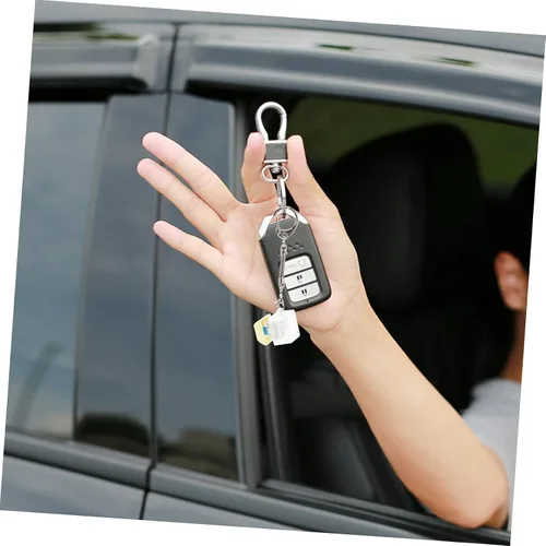 Vista 7 de Alasum 2pcs keycap keychain mariposas decorativas para pared plastic purse backpack purses wallet for keys locket keychain music keyboard backpack