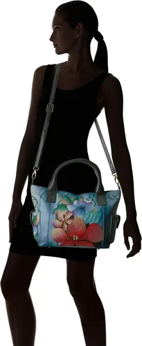 Vista 6 de Anna by Anuschka Zip-top Organizer with Outside Side Pockets