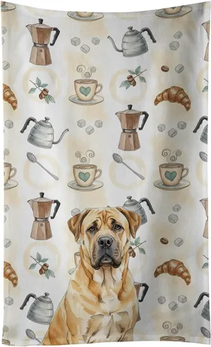 Vista 391 de Caroline's Treasures Afghan Hound - Toalla de cocina para barra de café, terciopelo frontal y lazo de algodón, lavable a máquina Sabueso afgano