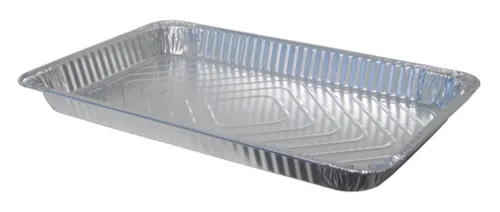 Vista 6 de Durable Packaging Sartenes de mesa de vapor de aluminio, tamaño medio, 2.19" de profundidad, 10.38 x 12.75, 100/cartón
