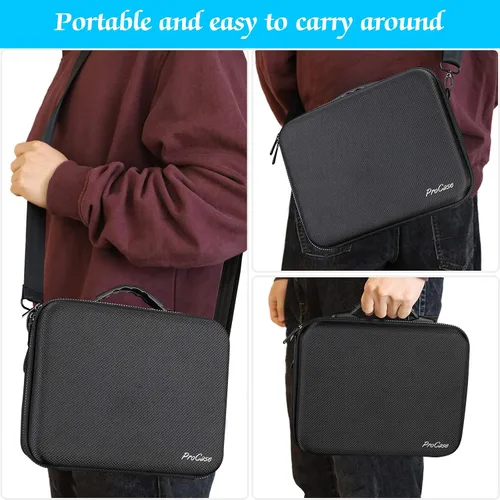 Vista 7 de ProCase Estuche de transporte para DJI Mini 2 DJI Mini 2 Fly More Combo y accesorios, estuche de viaje de almacenamiento duro a prueba de golpes