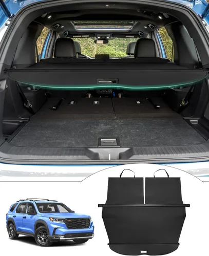 Vista 46 de Powerty Cubierta de carga para Volvo XC90 2016-2024 2025 Accesorios Cubierta de maletero retráctil Cubierta de blindaje de maletero Cubierta
