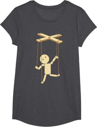 Vista 46 de Puppeteering - Camiseta de marionetas Ventrílocuo de tiriteros, Negro, S