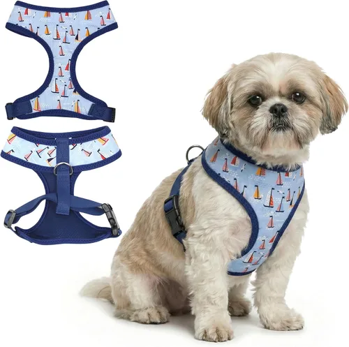 Vista 40 de Arnés para perro Parisian Pet - Arnés de libertad ajustable - Chaleco para perro de camuflaje verde - Arnés para perro de 100% tela de malla