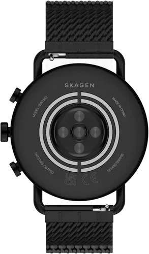 Vista 5 de Skagen Reloj inteligente con pantalla táctil Gen 6 con Alexa integrado, altavoz, frecuencia cardíaca, oxígeno en sangre, GPS, pagos sin contacto