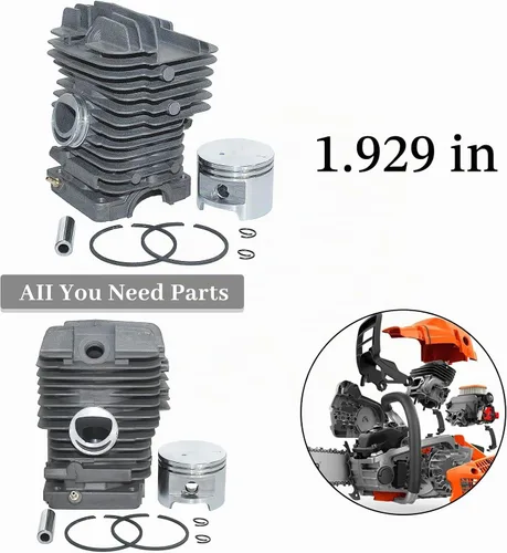 Vista 2 de Kit de pistón de culata de 1.929 in para STIHL MS390 MS310 MS290 029 039 MS 390 310 290 Motosierra piezas 11270201216