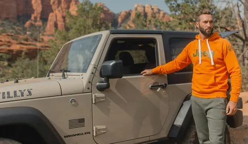 Vista 5 de Jeep Trail Rated Sportiqe Olsen - Sudadera con capucha de forro polar