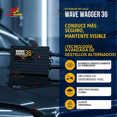 Vista 3 de Nuevo Wig Wag de 36 patrones Wave Wagger - Módulo de faros 10 AMPERIOS Kit de relé intermitente electrónico alternante de servicio pesado