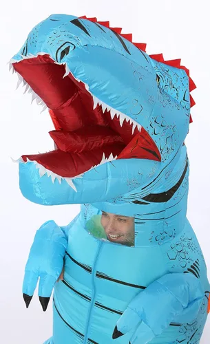 Vista 3 de FUNNY COSTUMES Disfraz de dinosaurio T-Rex para adultos, talla única