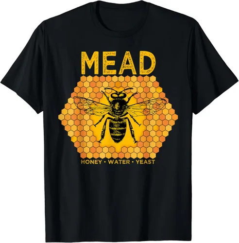 Vista 2 de Mead by Honey Bees Meadmaking Home Brewing Camiseta retro para beber