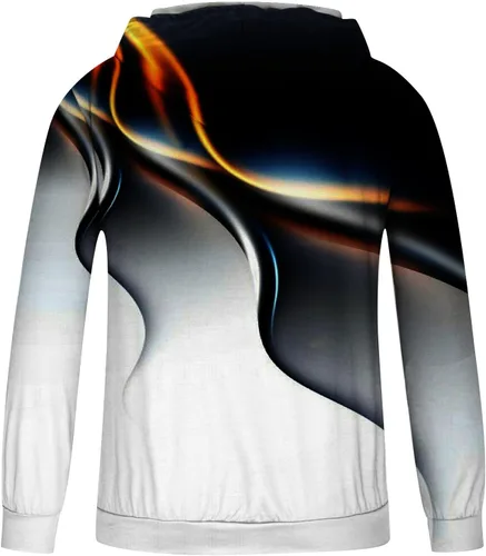 Vista 3 de Men's Casual Pullover Hoodies Tops 3D Print Graphic Sweatshirt Athletic Hoodie Fleece Lined Hooded Pullover