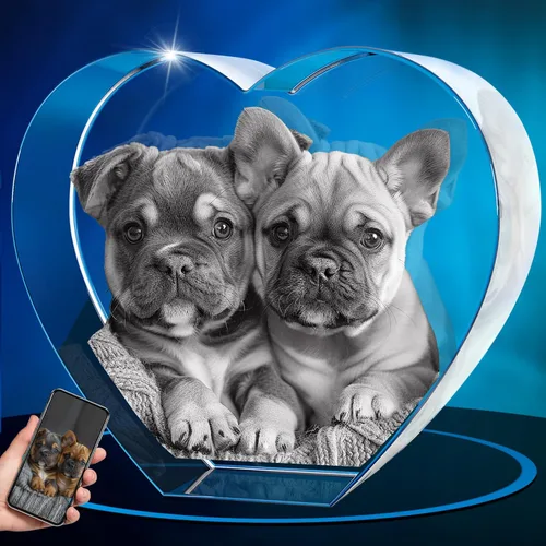 Vista 31 de ArtPix 3D Foto de cristal, regalos personalizados de Navidad para mujeres, esposa, ella, él, hombres, marido, abuela, gran regalo personalizado
