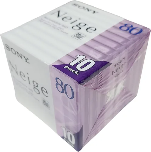 Vista 3 de Sony Neige 80 Minute Blank minidisc 10 disc Pack
