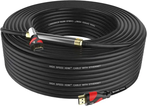 Vista 9 de Postta Cable HDMI (40 pies azul) HDMI 2.0V compatible con 4K 2160P, 1080P, 3D, retorno de audio y Ethernet, 1 paquete