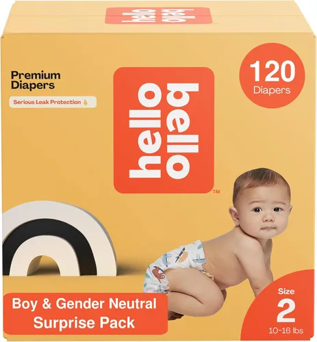 Vista 3 de Hello Bello Premium Pañales para bebé talla 6 68 unidades de pañales desechables, extra absorbentes, hipoalergénicos y ecológicos con ajuste