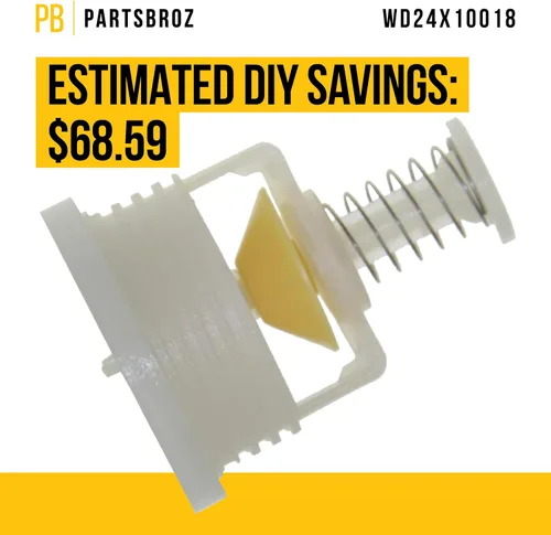 Vista 4 de PartsBroz WD24X10018 - Conjunto de pistón y tuerca, compatible con lavavajillas General Electric Kenmore Hotpoint Amana, reemplaza a AP2617344