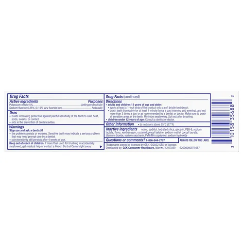 Vista 8 de Sensodyne Pronamel Active Shield Pasta Dental Blanqueadora de Esmalte, Menta Fresca - 3.4 onzas x 3 Ayuda a defenderse contra las caries