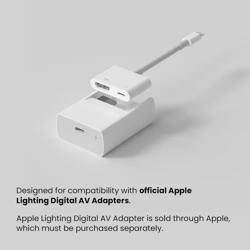 Vista 3 de NrealAirARGlasseswithNrealAdapter,CompatiblewithiPhoneandNintendoSwitch,ConnecttoiPhoneviaLightningtoHDMIAdapter,StreamandGame,ARGlasseswith130