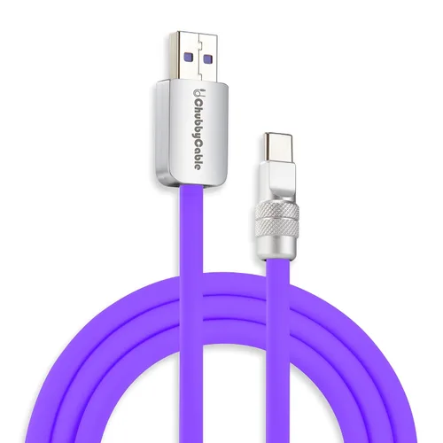 Vista 32 de chubbycable Chubby 2.0 USB C 240W Cable de carga rápida de silicona suave y duradero, cable de carga extra grueso compatible con iPhone 17-15 Series
