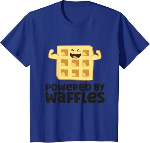 Vista 57 de Camiseta de gofres para el desayuno con diseño de gofres, Blanco, S