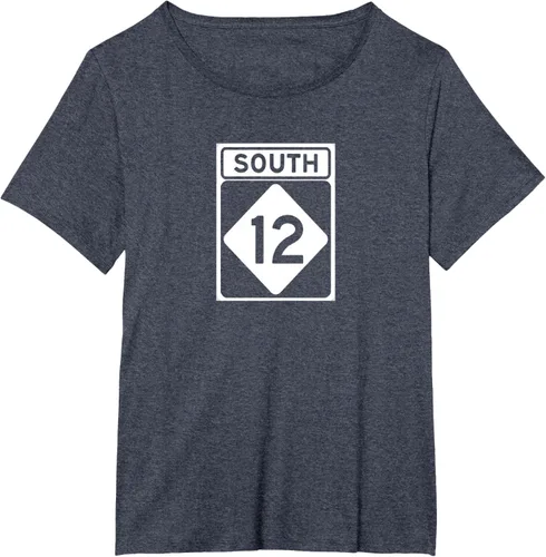 Vista 50 de Highway 12 South NC Outer Banks North Carolina Hwy - Camiseta, Negro, S
