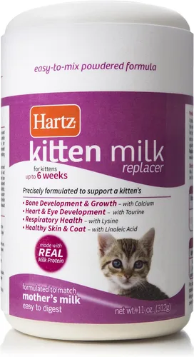 Vista 6 de Fórmula de Reemplazo de Leche en Polvo para Gatitos Hartz - 11 Oz