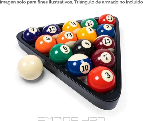 Vista 3 de Empire USA - Juego de bolas de billar para piscina