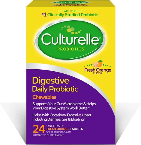 Vista 9 de Culturelle Digestive Health - Probiótico masticable diario, probiótico para hombres y mujeres, cepa probiótica más estudiada clínicamente, 10 mil