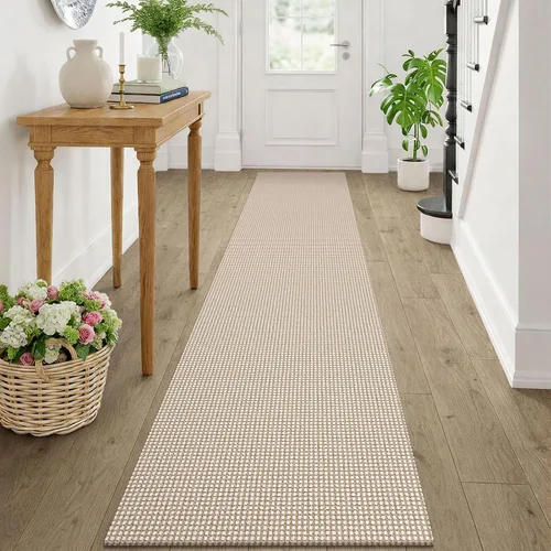 Vista 216 de KOZYFLY - Tapete para puerta de interior, lavable, pequeña, antideslizante, con respaldo de goma, felpudo de algodón para el hogar, color negro