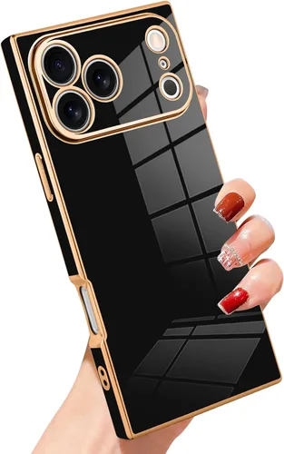 Vista 32 de SAKUULO - Funda magnética rectangular de lujo para iPhone 12 Pro Max, color negro