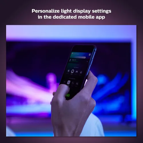 Vista 6 de Philips Hue Play HDMI Sync Box - Requiere Hue Bridge - Admite Dolby Vision HDR10+ y 4K - Control con la aplicación Hue - Compatible con Alexa