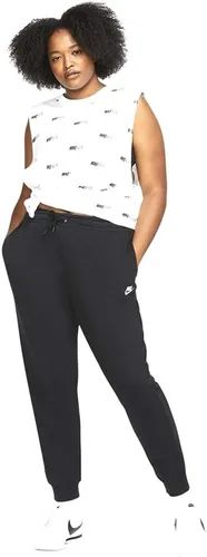 Vista 3 de Nike Tallas Grandes NSW Essential Pantalones Regular Fleece NegroBlanco 2X, Negro -, 2X