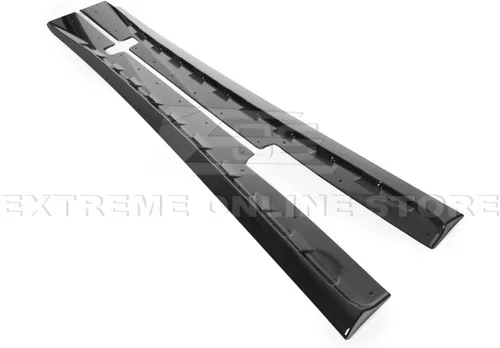 Vista 6 de Repuesto para todos los modelos Chevrolet Corvette C5 1997-2004 ZR1 Par de extensión de panel basculante de faldas laterales de estilo extendido