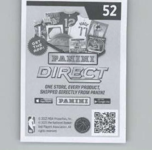 Vista 2 de Panini NBA Stickers #52 Trophy NBA Finals Foil Oficial Thin Mini Sticker Trading Card 2022-23