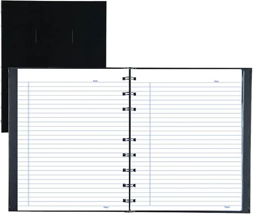 Vista 10 de Blueline MiracleBind - Cuaderno de 1 materia, regla media/universitaria, cubierta morada, (75) hojas de 9.25 x 7.25 pulgadas