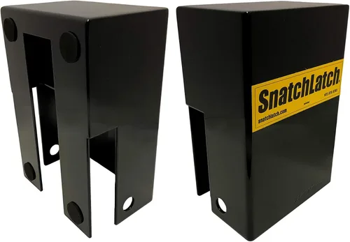Vista 7 de Enclosed Trailer Door Lock – Heavy Duty Anti Theft Steel Shroud