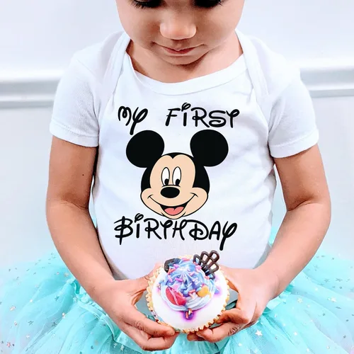Vista 5 de My First Birthday Shirt Boy and Girl Mickey Birthday Onesie 1st Birthday Outfit Boy Mickey Shirt oh Twodles Mickey Birthday Outfit Mickey Shirt for