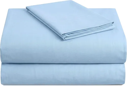 Vista 31 de Juego de sábanas Crescent Bedding de 100% algodón, extralargas, suaves y cómodas para cama de dos plazas Aqua Blue