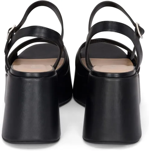 Vista 5 de Chariot & Co -Daystar- Sandalias de verano de moda con plataforma y correa al tobillo para mujer