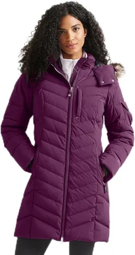 Vista 9 de Eddie Bauer Eddie Bauer Sun Valley - Parka de plumón para mujer, color negro, talla 1X, Plus DK Azul marino