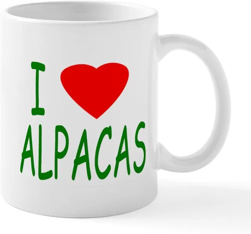 Vista 2 de CafePress A Special Alpaca Moment - Taza de café de cerámica (11.0 fl oz)